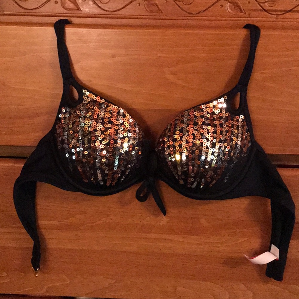 Victoria’s Secret MEGA push up sequin bikini top